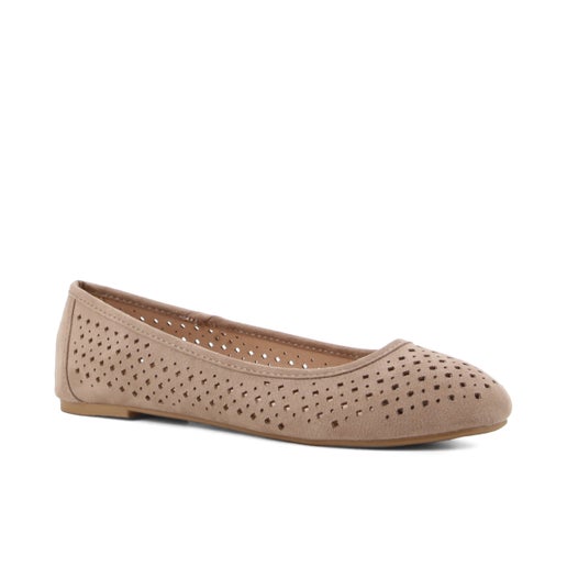 Demi Ballet Flats in Beige | Number One Shoes Australia