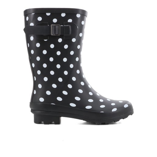 Drizzly Gumboots | Black | Womens Gumboots